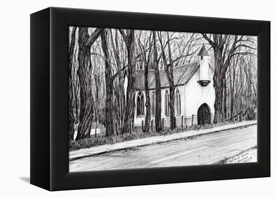 The White Chapel, Aviemore, 2007-Vincent Alexander Booth-Framed Premier Image Canvas