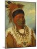 The White Cloud, Head Chief of the Iowas, 1844-45-George Catlin-Mounted Giclee Print