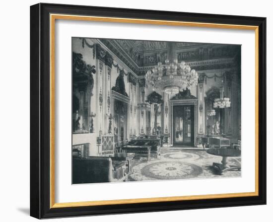 The White Drawing-Room at Buckingham Palace, c1899, (1901)-HN King-Framed Photographic Print