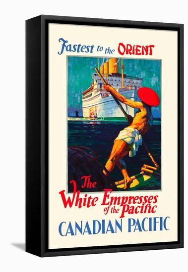 The White Empress Of The Pacific-Kenneth Denton Shoesmith-Framed Stretched Canvas