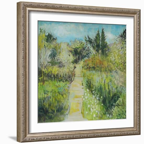 The White Garden, Sissinghurst-John Erskine-Framed Giclee Print