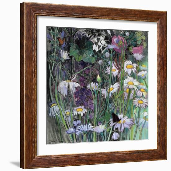 The White Garden-Claire Spencer-Framed Giclee Print