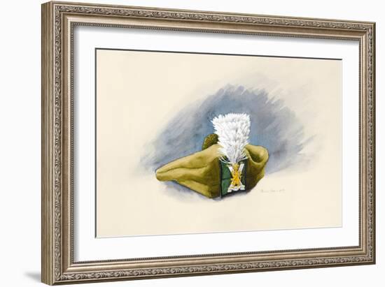 The White Hackle-Alison Cooper-Framed Giclee Print