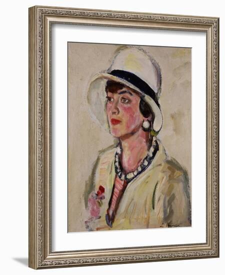 The White Hat-George Leslie Hunter-Framed Giclee Print