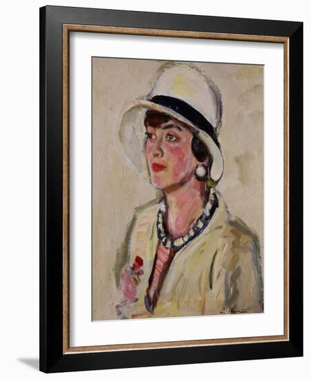 The White Hat-George Leslie Hunter-Framed Giclee Print