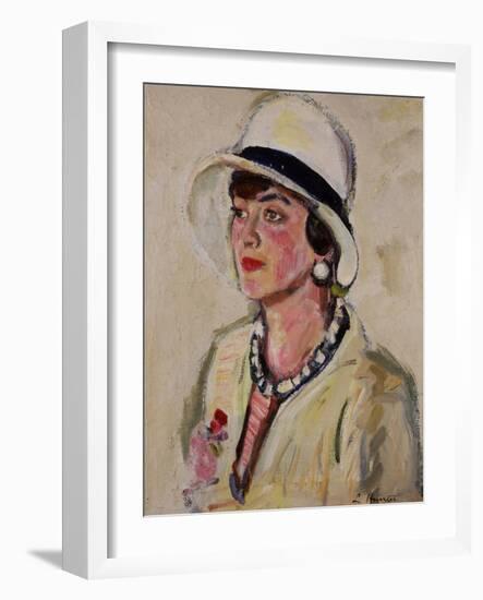 The White Hat-George Leslie Hunter-Framed Giclee Print