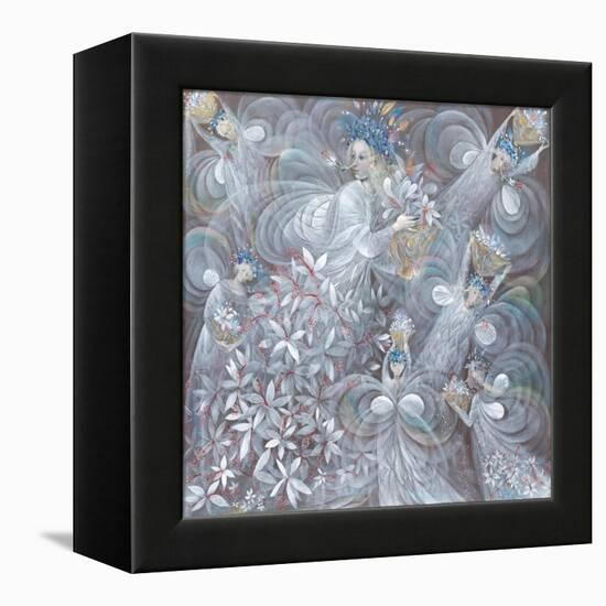 The White Hibiscus, 2009-Annael Anelia Pavlova-Framed Premier Image Canvas