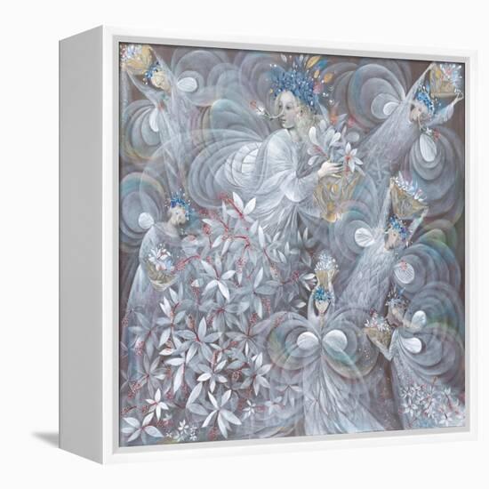 The White Hibiscus, 2009-Annael Anelia Pavlova-Framed Premier Image Canvas