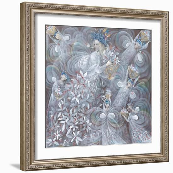 The White Hibiscus, 2009-Annael Anelia Pavlova-Framed Giclee Print