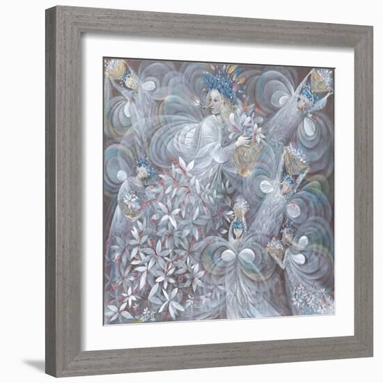 The White Hibiscus, 2009-Annael Anelia Pavlova-Framed Giclee Print