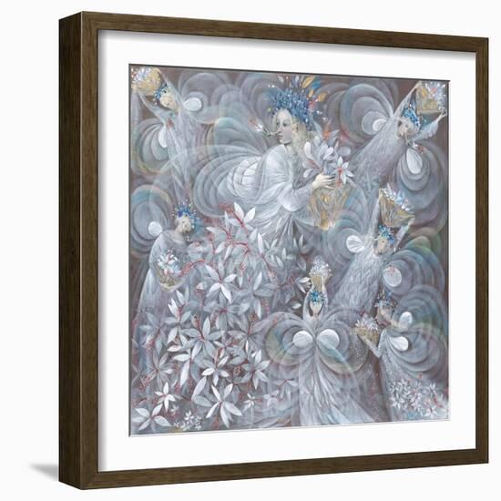 The White Hibiscus, 2009-Annael Anelia Pavlova-Framed Giclee Print