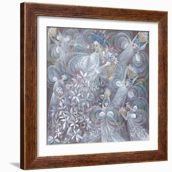 The White Hibiscus, 2009-Annael Anelia Pavlova-Framed Giclee Print