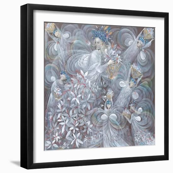 The White Hibiscus, 2009-Annael Anelia Pavlova-Framed Giclee Print