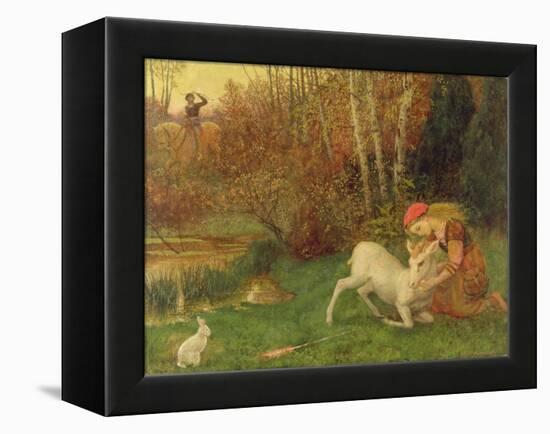 The White Hind, C.1870-Arthur Hughes-Framed Premier Image Canvas