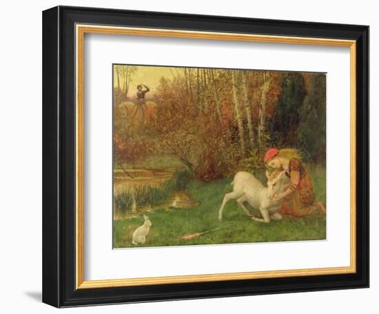 The White Hind, C.1870-Arthur Hughes-Framed Giclee Print