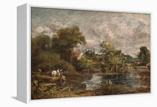 The White Horse, 1818-19 (Oil on Canvas)-John Constable-Framed Premier Image Canvas