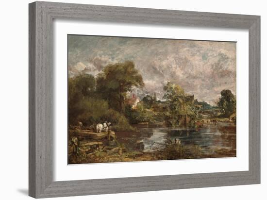 The White Horse, 1818-19 (Oil on Canvas)-John Constable-Framed Giclee Print