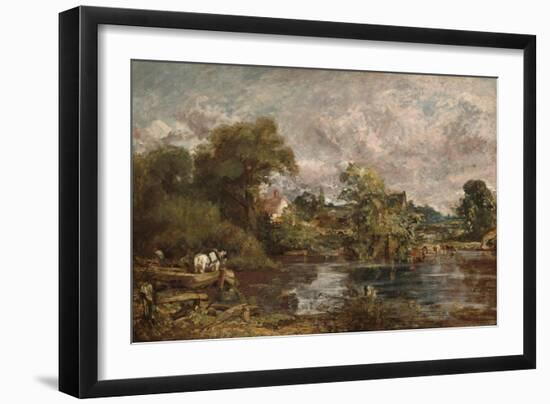 The White Horse, 1818-19 (Oil on Canvas)-John Constable-Framed Giclee Print