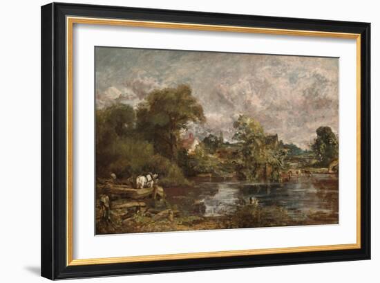 The White Horse, 1818-19 (Oil on Canvas)-John Constable-Framed Giclee Print