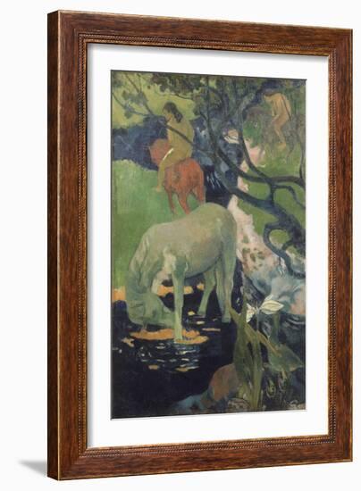 The White Horse, 1898-Paul Gauguin-Framed Art Print