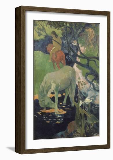 The White Horse, 1898-Paul Gauguin-Framed Art Print