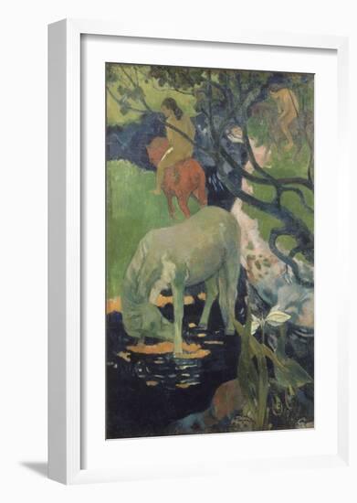 The White Horse, 1898-Paul Gauguin-Framed Art Print