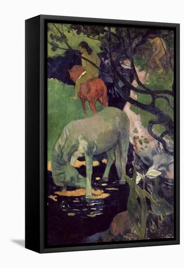 The White Horse, 1898-Paul Gauguin-Framed Premier Image Canvas