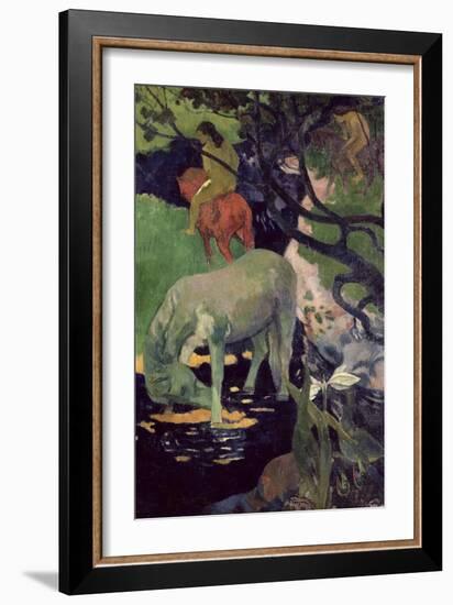 The White Horse, 1898-Paul Gauguin-Framed Giclee Print