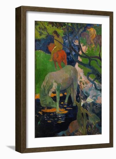 The White Horse, 1898-Paul Gauguin-Framed Giclee Print