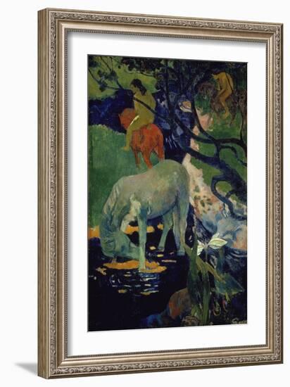 The White Horse, 1898-Paul Gauguin-Framed Giclee Print