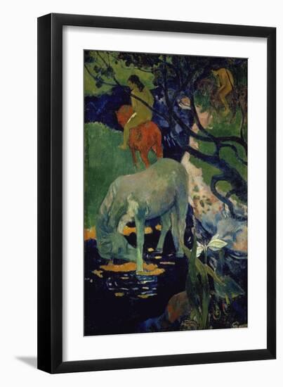 The White Horse, 1898-Paul Gauguin-Framed Giclee Print