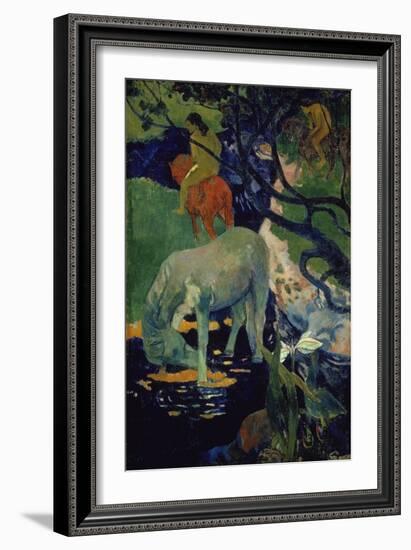 The White Horse, 1898-Paul Gauguin-Framed Giclee Print