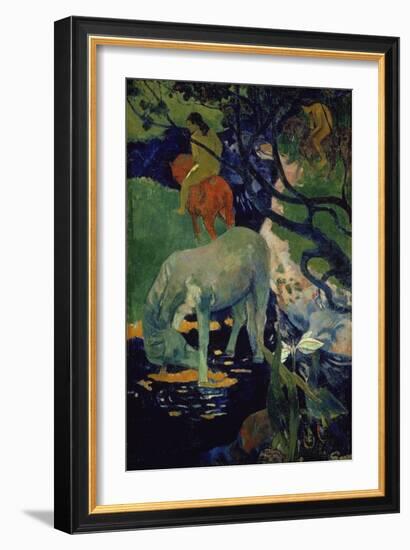 The White Horse, 1898-Paul Gauguin-Framed Giclee Print