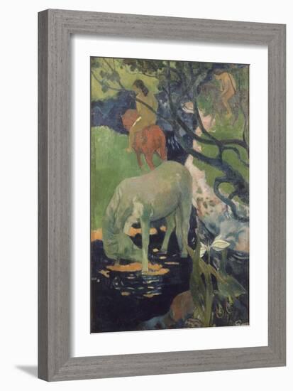 The White Horse, 1898-Paul Gauguin-Framed Giclee Print