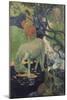 The White Horse, 1898-Paul Gauguin-Mounted Giclee Print