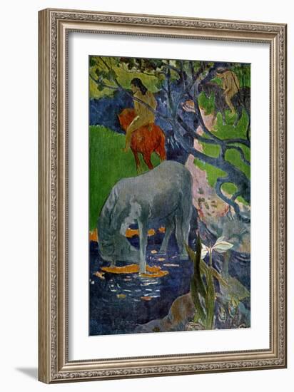 The White Horse, 1898-Paul Gauguin-Framed Giclee Print