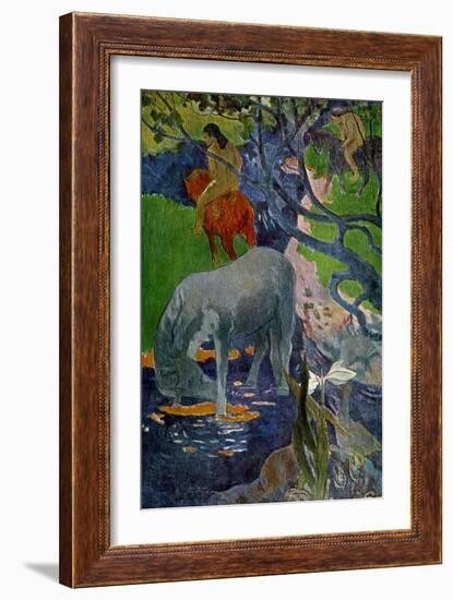 The White Horse, 1898-Paul Gauguin-Framed Giclee Print