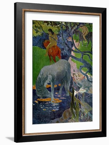 The White Horse, 1898-Paul Gauguin-Framed Giclee Print