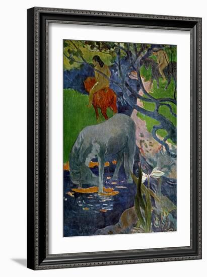 The White Horse, 1898-Paul Gauguin-Framed Giclee Print