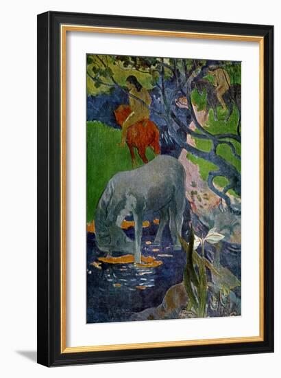 The White Horse, 1898-Paul Gauguin-Framed Giclee Print