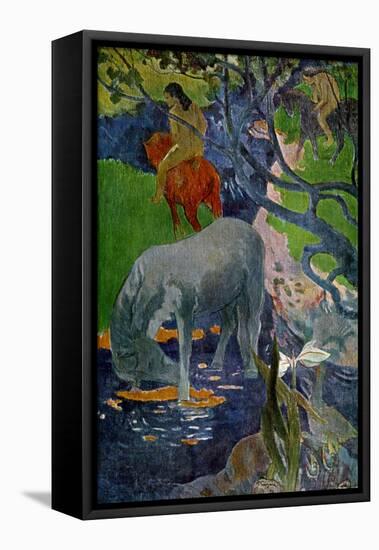 The White Horse, 1898-Paul Gauguin-Framed Premier Image Canvas