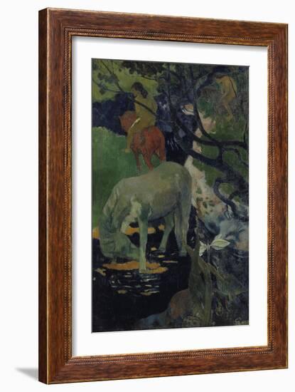 The White Horse, c.1893-Paul Gauguin-Framed Giclee Print