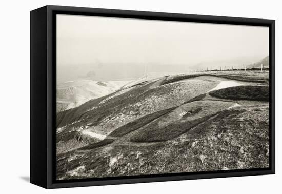 The White Horse Eye, and Dragon Hill, Uffington-null-Framed Premier Image Canvas