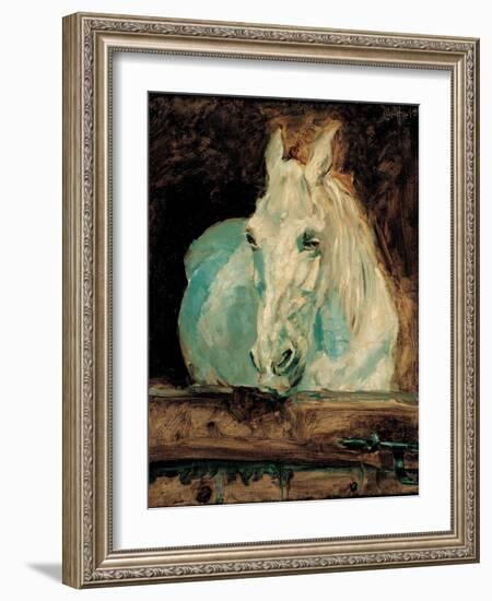 The White Horse Gazelle, 1881-Henri de Toulouse-Lautrec-Framed Giclee Print