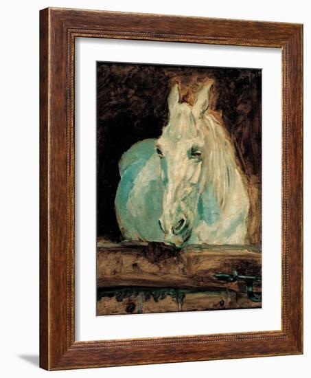 The White Horse Gazelle, 1881-Henri de Toulouse-Lautrec-Framed Giclee Print