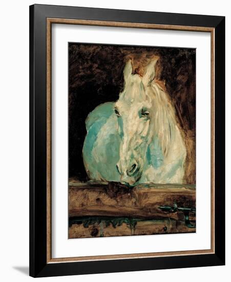 The White Horse Gazelle, 1881-Henri de Toulouse-Lautrec-Framed Giclee Print