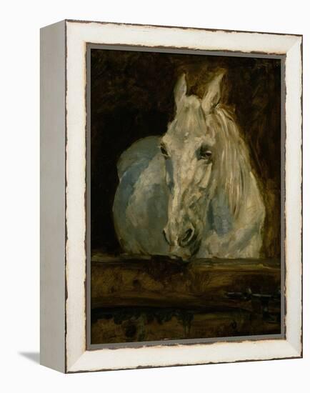 The White Horse "Gazelle"-Henri de Toulouse-Lautrec-Framed Premier Image Canvas