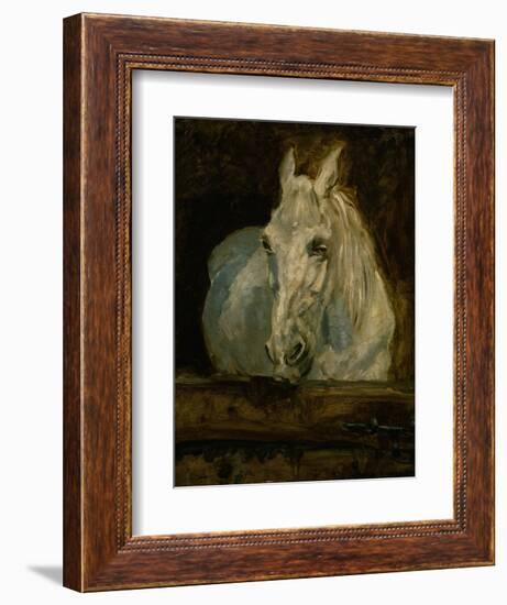 The White Horse "Gazelle"-Henri de Toulouse-Lautrec-Framed Giclee Print