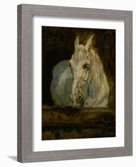 The White Horse "Gazelle"-Henri de Toulouse-Lautrec-Framed Giclee Print