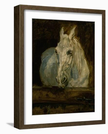 The White Horse "Gazelle"-Henri de Toulouse-Lautrec-Framed Giclee Print